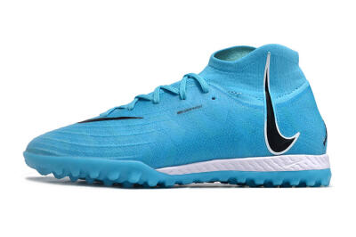 Unisex Nike Phantom Luna Elite NU TF Artificial Turf High-Tops Football Shoes - Blue/Black/White