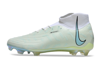 Unisex Nike Phantom Luna Elite FG Firm Ground High-Tops Football Boots - Jade/White/Black
