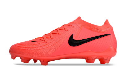 Unisex Nike Phantom Luna Elite FG Firm Ground Low-Tops Football Boots - Orange/Black