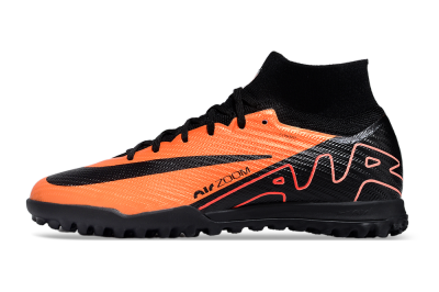 Unisex Nike Air Zoom Mercurial Superfly 9 Elite TF Artificial Turf Low-Tops Football Shoes - Orange/Black