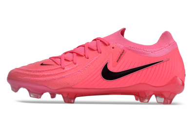 Men's Nike Phantom Luna Elite NU FG Firm Ground Low-Tops Football Boots - Pink/Black