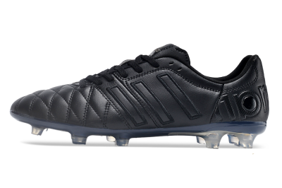 Men's Adidas Adipure11 Pro X PD25 TRX FG Firm Ground Low-Tops Football Boots - Black/Blue