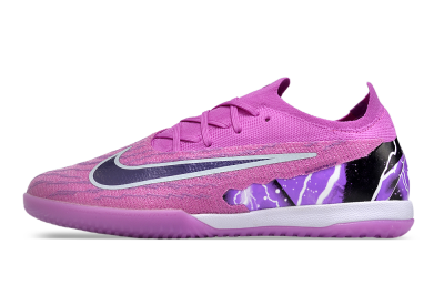 Men's Nike Phantom GX Elite IC Indoor & Futsal Low-Tops Football Shoes - Purple/Black/White