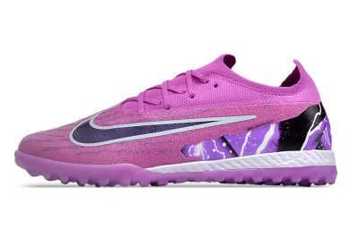 Men's Nike Phantom GX Elite TF Artificial Turf Low-Tops Football Shoes - Purple/Black/White