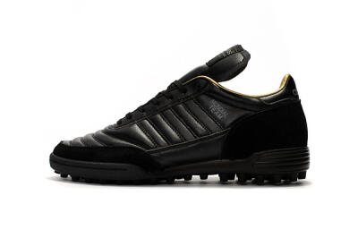 Men's Adidas Copa Mundial Team Astro TF Artificial Turf Low-Tops Football Shoes - Black/White