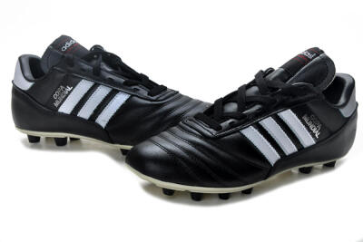 Men's Adidas Copa Mundial Made in Germany FG Firm Ground Low-Tops Football Boots - Black/White
