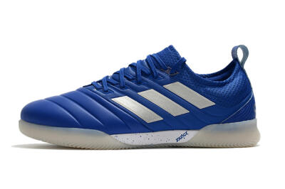 Men's Adidas Copa Tango 20.1 IC Indoor & Futsal Low-Tops Football Shoes - Blue/White