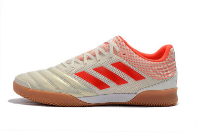 Men's Adidas Copa Tango 20.1 IC Indoor & Futsal Low-Tops Football Shoes - White/Red