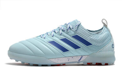Men's Adidas Copa Tango 20.1 TF Artificial Turf Low-Tops Football Shoes - Jade/Blue