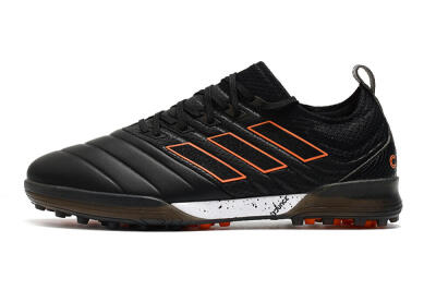 Men's Adidas Copa Tango 20.1 TF Artificial Turf Low-Tops Football Shoes - Black/Orange/White