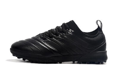 Men's Adidas Copa Tango 20.1 TF Artificial Turf Low-Tops Football Shoes - Black/Black