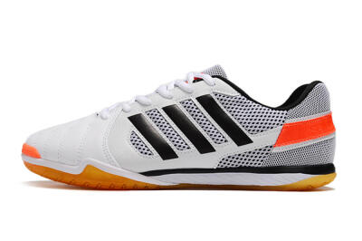 Men's Adidas Top Sala IC Indoor & Futsal Low-Tops Football Shoes - White/Black/Red