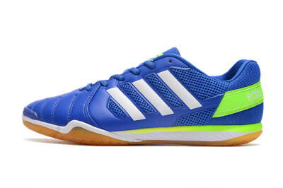 Men's Adidas Top Sala IC Indoor & Futsal Low-Tops Football Shoes - Blue/White/Yellow