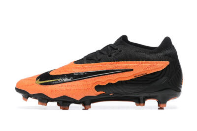 Men's Nike Phantom GX Elite FG Firm Ground Low-Tops Football Boots - Orange/Black/Gold