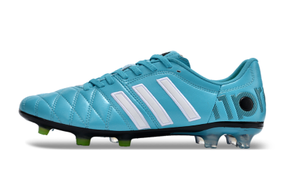 Men's Adidas Adipure 11 PRO X PD25 TRX FG Firm Ground Low-Tops Football Boots - Blue/White/Black