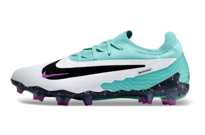 Men's Nike Phantom GX Elite Peak Ready FG Firm Ground Low-Tops Football Boots - Turquoise/Black/Fuchsia Dream/White