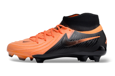 Unisex Nike Phantom Luna Elite NU FG Firm Ground High-Tops Football Boots - Orange/Black