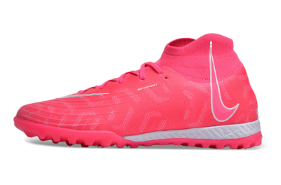 Men's Nike Phantom Luna Elite NU TF Artificial Turf High-Tops Football Shoes - Pink/White