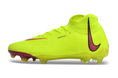 Men's Nike Phantom Luna Elite NU FG Firm Ground High-Tops Football Boots - Yellow/Red/Black