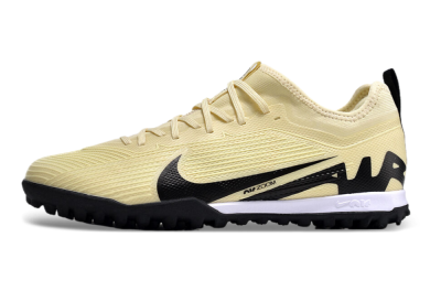 Men's Nike Air Zoom Mercurial Vapor 15 Pro TF Artificial Turf Low-Tops Football Shoes - Beige/Black/White