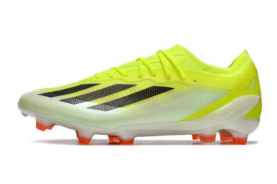 Men's Adidas X Crazyfast.1 FG Firm Ground Low-Tops Football Boots - Yellow/Black/Orange