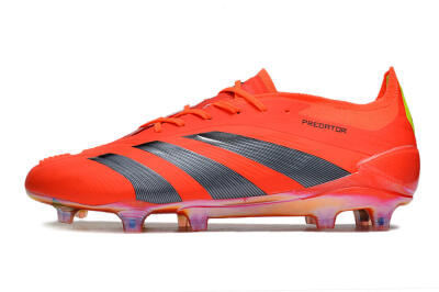 Men's Adidas Predator Accuracy.1 FG Firm Ground Low-Tops Football Boots - Red/Black/Blue