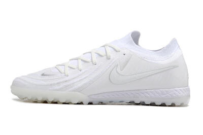 Men's Nike Phantom GX 2 Elite TF Artificial Turf Low-Tops Football Shoes - White/Black