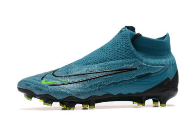 Men's Nike Phantom GX Elite FG Firm Ground High-Tops Football Boots - Blue/Black/Yellow