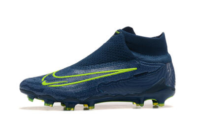 Men's Nike Phantom GX Elite FG Firm Ground High-Tops Football Boots - Blue/Yellow