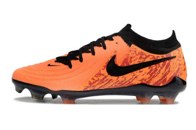 Men's Nike Phantom Luna Elite FG Firm Ground Low-Tops Football Boots - Orange/Red/Black