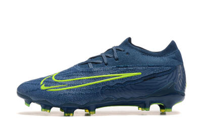 Men's Nike Phantom GX Elite FG Firm Ground Low-Tops Football Boots - Blue/Yellow