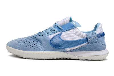 Men's Nike Street Gato IC Indoor & Futsal Low-Tops Football Shoes - Blue/White