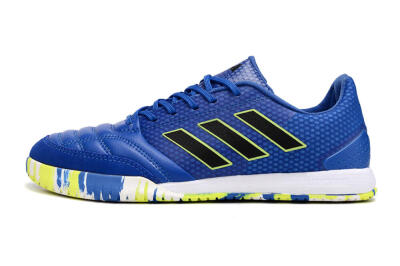 Men's Adidas Top Sala FG Indoor & Futsal Low-Tops Football Shoes - Blue/Black/Yellow