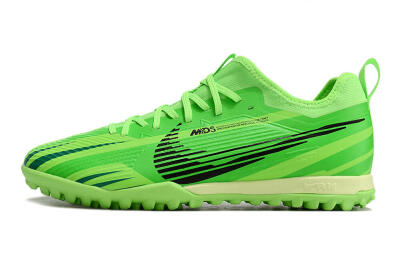 Men's Nike Air Zoom Mercurial Vapor 15 Pro TF Artificial Turf Low-Tops Football Shoes - Green/Black/Yellow