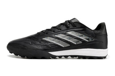 Men's Adidas Copa Pure.3 TF Artificial Turf Low-Tops Football Shoes - Black/Sliver/White