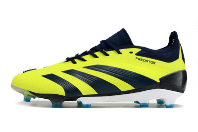 Men's Adidas Predator Accuracy Elite FG Firm Ground Low-Tops Football Boots - Yellow/Black