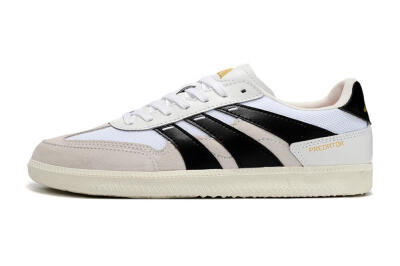 Men's Adidas Predator 24 League IC Indoor & Futsal Low-Tops Football Shoes - Grey/White/Black