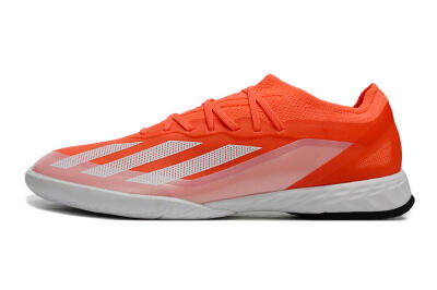 Men's Adidas X Crazyfast.1 IC Indoor & Futsal Low-Tops Football Shoes - Red/White/Black