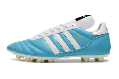 Men's Adidas Copa Mundial FG Firm Ground Low-Tops Football Boots - Blue/White/Gold