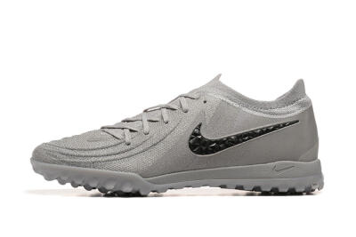 Men's Nike Phantom Luna Elite TF Artificial Turf Low-Tops Football Shoes - Grey/Black