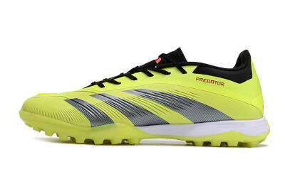 Men's Adidas Predator Accuracy Elite TF Artificial Turf Low-Tops Football Shoes - Yellow/Black/Silver