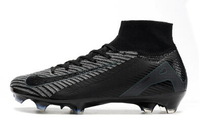Men's Nike Air Zoom Mercurial Superfly 10 Elite FG Firm Ground High-Tops Football Boots - Black/Jade/Blue