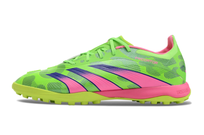Men's Adidas Predator 24 Elite TF Artificial Turf Low-Tops Football Shoes - Yellow/Purple/Pink