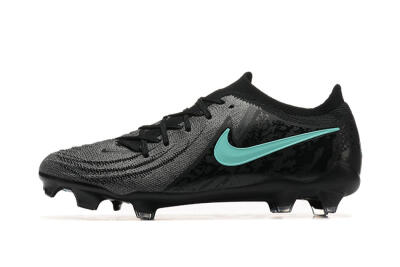 Men's Nike Phantom Luna Elite FG Firm Ground Low-Tops Football Boots - Grey/Black/Jade