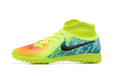 Men's Nike Phantom GX 2 Luna Elite TF Artificial Turf High-Tops Football Shoes - Yellow/Blue/Black