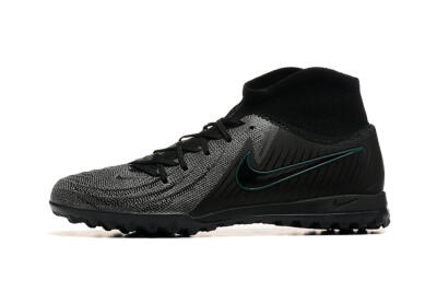 Men's Nike Phantom GX 2 Luna Elite TF Artificial Turf High-Tops Football Shoes - Grey/Black/Jade
