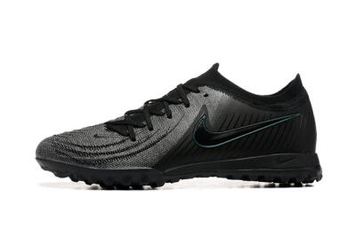Men's Nike Phantom GX 2 Elite TF Artificial Turf Low-Tops Football Shoes - Grey/Black/Jade