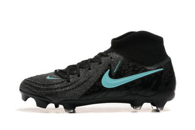 Men's Nike Phantom Luna Elite FG Firm Ground High-Tops Football Boots - Grey/Black/Jade