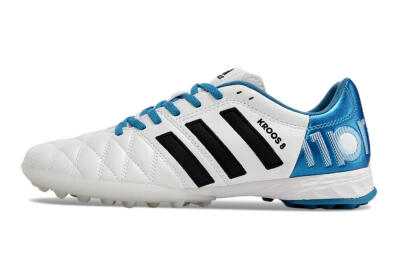 Men's Adidas AdiPure 11Pro X PD25 Trx TF Artificial Turf Low-Tops Football Shoes - White/Black/Blue