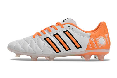 Men's Adidas AdiPure 11Pro X PD25 Trx FG Firm Ground Low-Tops Football Boots - White/Orange/Black